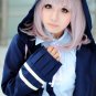 Danganronpa Dangan-Ronpa Chiaki Nanami short light purple Cosplay Wig
