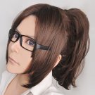 Attack on Titan/Shingeki no Kyojin Hanji Zoe Dark Brown Cosplay Wig
