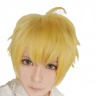 NEW! Noragami Yukine gold mix short Cosplay wig + free shipping+ Free Wig Cap