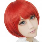 Dangan Ronpa Koizumi Mahiru Red Gradient Cosplay Wig+free Shipping+free Wig Cap