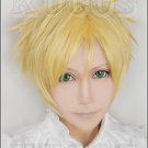Kamigami no Itazura Apollon Agana belea golden Cosplay wig+free shipping+Free Wig Cap