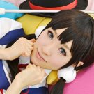Tamako Market Kitashirakawa Tamako black Cosplay 80cm wig+free shipping