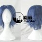 The Prince of Tennis Seiichi Yukimura blue black grey Cosplay wig+free shipping