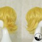 Pandora Hearts Oz vessalius golden short Cosplay wig+free shipping+Free Wig Cap