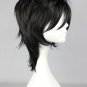 Togainu no Chi Shiki black Cosplay wig+free shipping+Free Wig Cap