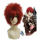 Hitman Reborn Kozato Enma red brown Cosplay wig+free shipping+Free Wig Cap