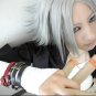 Hitman Reborn Gokudera Hayato silver grey Cosplay wig+free shipping+Free Wig Cap