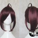 Inu x Boku Secret Service Sori no dzuka ren shou purple brown ponytail Cosplay wig+free shipping+Cap