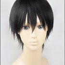 Kuroko no basuke Iduki Shun black Cosplay wig+free shipping+Free Wig Cap