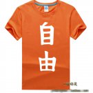 Anohana The Flower We Saw That Day Yadomi Jinta short sleeve cotton cosplay T-shirt clothes orange