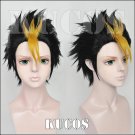 Haikyuu!! Nishinoya Yuu black golden short Cosplay wig + free shipping+ Free Wig Cap