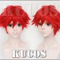 Monthly Girls' Nozaki-kun Mikoto Mikoshiba red Cosplay wig + free shipping+ Free Wig Cap