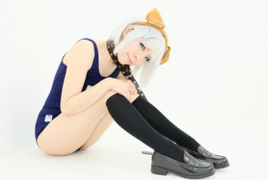 Date A Live Tobiichi Origami silver white Cosplay wig + free shipping+ Free Wig Cap