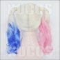 Harley Quinn Harleen Quinzel pink blue anime cosplay wig + free shipping+ Free Wig Cap