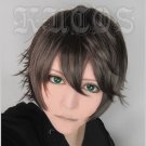 Another one A TALE OF WORST ONE IKKI KUROGANE short brown anime cosplay wig +free shipping