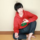 Osomatsu-kun Osomatsu Matsuno short black anime cosplay wig+free shipping
