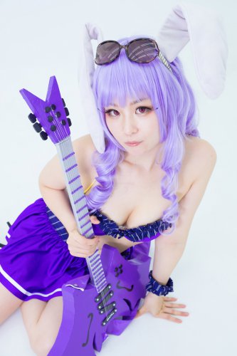 Show by Rock!! Chuchu purple 80cm Cosplay wig+free shipping+Free Wig Cap