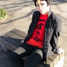 Volleyball!! Nishinoya Yuu black golden cos wig+free shipping+Free Wig Cap