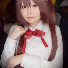 Himouto! Umaru-chan Nana Ebina red brown cos wig+free shipping+Free Wig Cap
