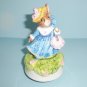 Schmid Rabbit Music Box Musical Bunny Rabbit Plays You Don't Bring Me Flowers No. 344 Made in Japan