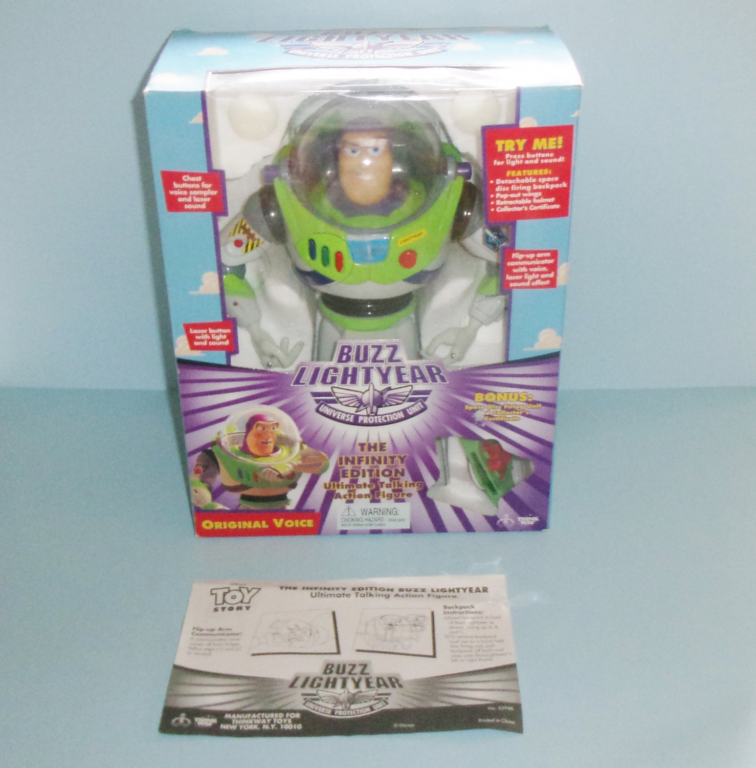 Infinity Edition Buzz Lightyear Ultimate Talking Action Figure Toy ...