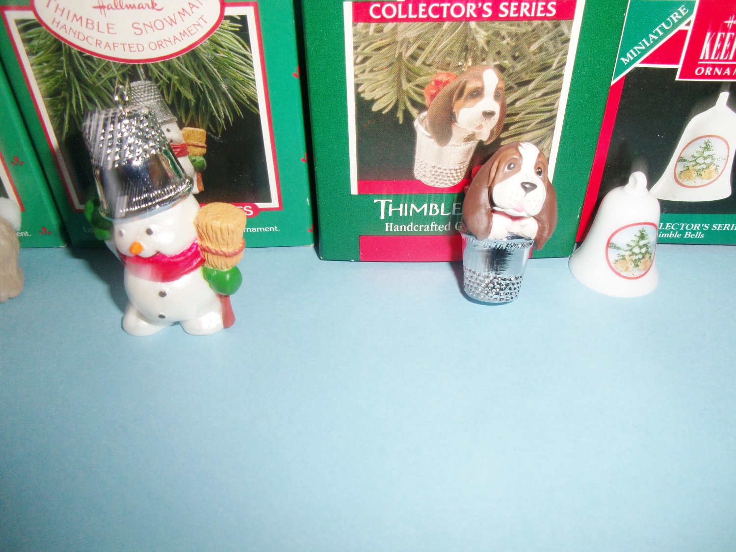 Vintage Hallmark Thimble Ornaments Collector's Series