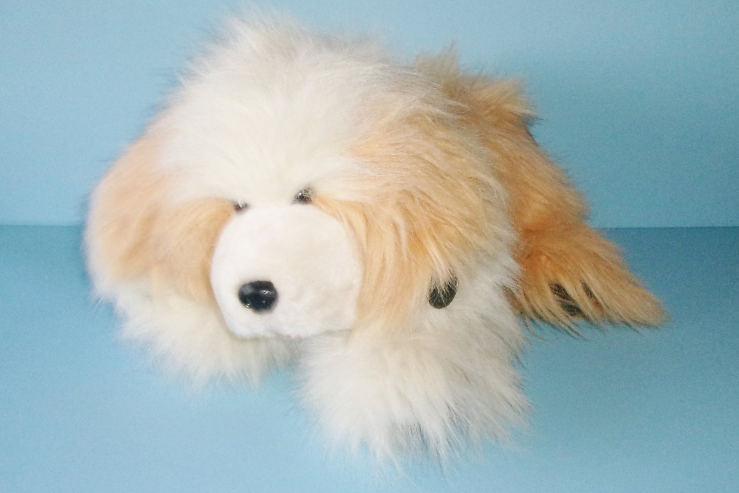 Polar Puff 24K Plush Fluffy Timmie the Sheep Dog 1990 Mighty Star Inc