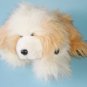 Polar Puff 24K Plush Fluffy Timmie the Sheep Dog 1990 Mighty Star Inc