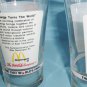 1982 World's Fair Pair of Glass Tumblers McDonalds and Coca-Cola