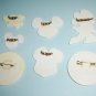 Disney Mickey Mouse and Minnie Mouse Lapel Pins Lot of 7 Plastic Pins