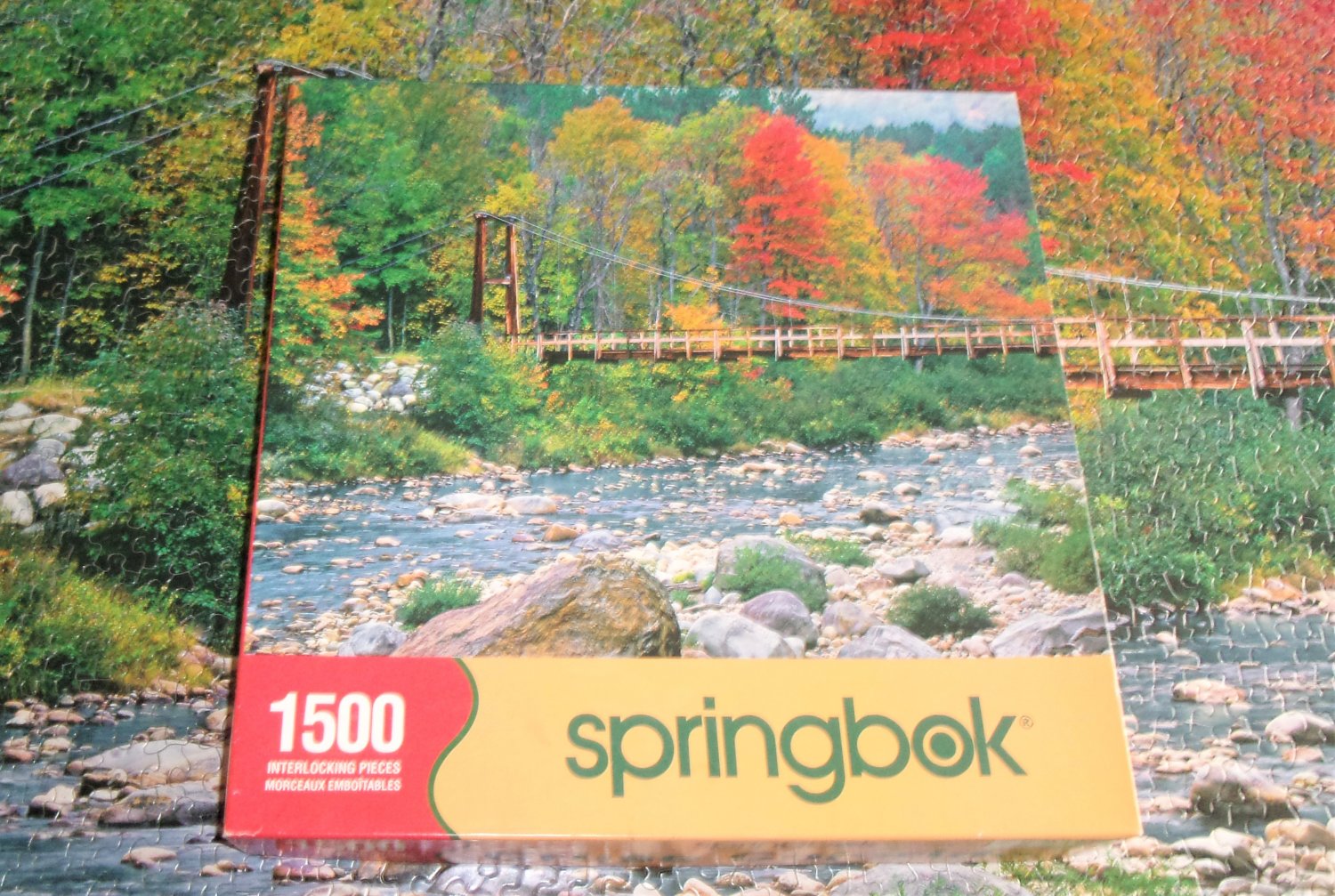 Springbok Colorful Crossing Jigsaw Puzzle 1500 Pcs 2011 Allied Products 33-15489
