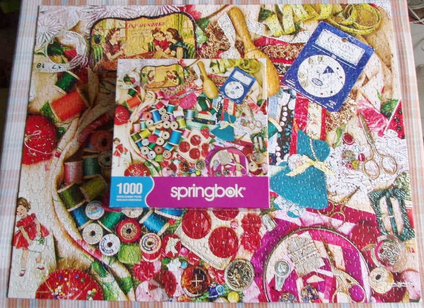 2009 Springbok Sew Sweet Jigsaw Puzzle 1000 Pcs 1JIG10545 By Allied Products