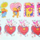 Disney Winnie The Pooh, Tigger and Piglet Valentine's Day Window Decorations