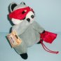 Hallmark Cards Plush Valentines Love Bandit Raccoon and Kitt King Of Hearts Lion