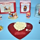 Hallmark Valentines Day Merry Miniatures and Pins Lot of 7
