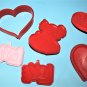 Hallmark Valentines Day Cookie Cutters Lot of 8 Cupid, Hearts, Love, Koala