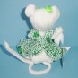 Annalee 2002 Happy St. Patrick's Day Irish Girl Mouse Felt Doll Figure 6 Inches