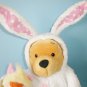 Disney Easter Plush Pooh White Bunny With Piglet in Egg 10 Inches