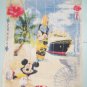 Disney Cruise Line Castaway Cay Beach Towel Mickey Minnie Surf Board