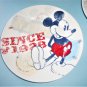 1928 Disney Americana Pair of Salad Plates Mickey Mouse and Donald Duck