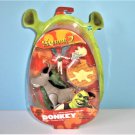 Shrek 2 Donkey Action Figure With Magical Pixie in Package Hasbro 2004