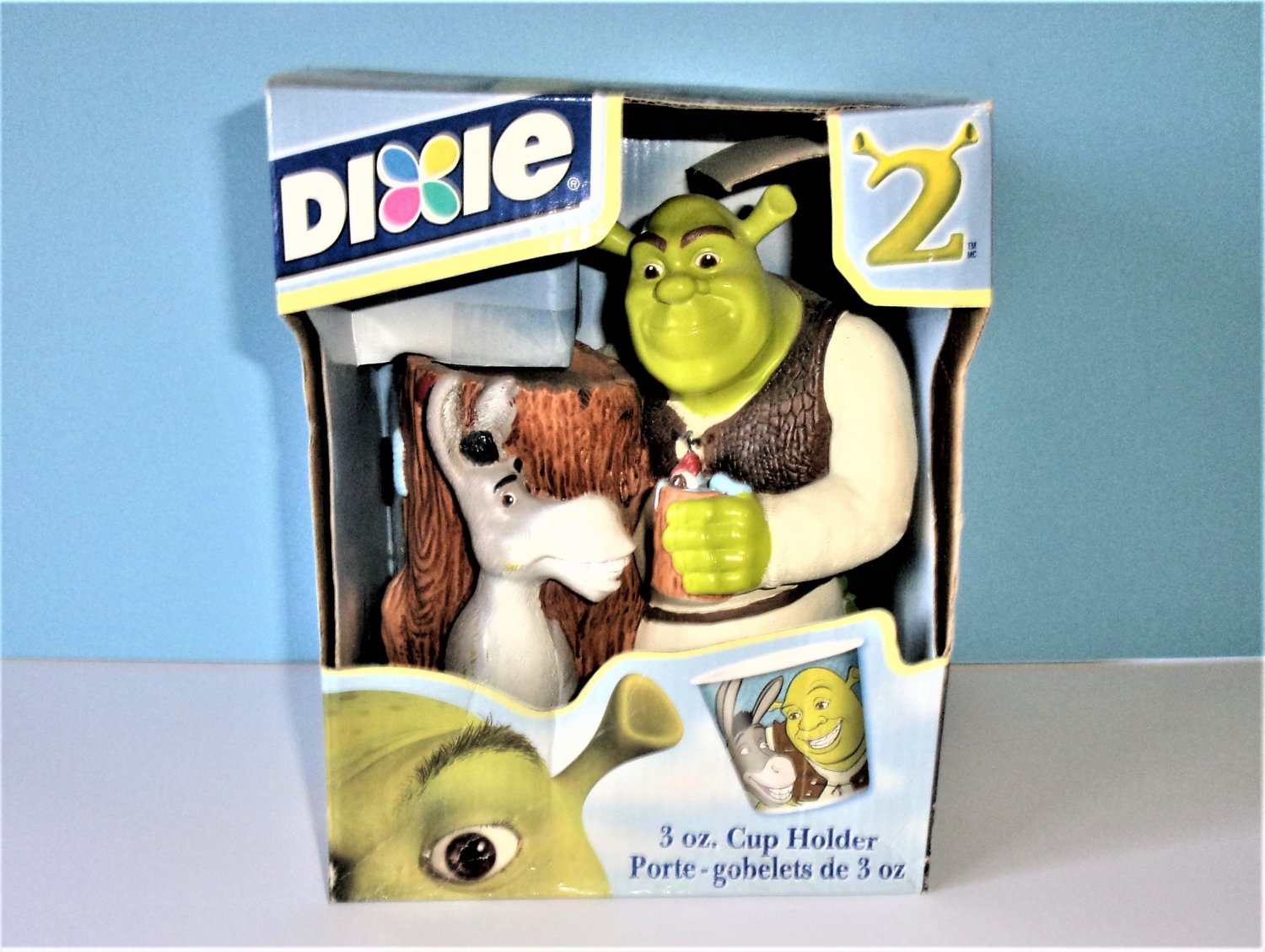 Official Shrek 2 Dixie Cups Goblets & Cup Holder