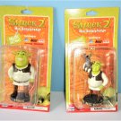 Shrek 2 Mini Bobbleheads From Pepsi and Frito Lay Shrek and Shrek with Donkey