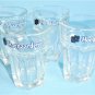 Hoegaarden Beer Taster Glasses Set of 4 Hexagonal Mini Beer Glasses