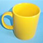 Weed California Mug Weed Makes Me Happy! Yellow Ceramic Coffee or Tea Mug