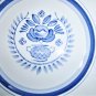 Arabia Blue Rose Dinner Plate 10.5 Inches Vintage Dinnerware From Finland