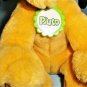 Mattel Disney Plush Pluto The Dog With Green Name Tag Collar Vintage 1980s