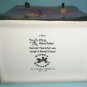 Disney 2000 FTD Pooh Hundred Acre Halloween Ceramic Candy Bag Vase or Planter