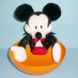 Disney Halloween Motion Activated Vampire Mickey Mouse Animated Candy Bowl