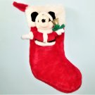 Disney Mickey Mouse Santa With Bell Plush Christmas Stocking by Gemmy